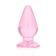 REALROCK 11.5 cm Anal Plug - Pink - Pink 11.5 cm (4.5'') Butt Plug - Anal Toys