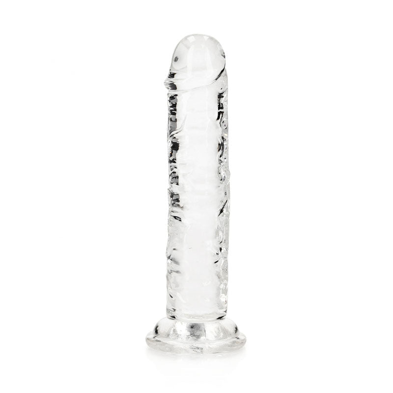 REALROCK 15.5 cm Straight Dildo - Clear - DONGS