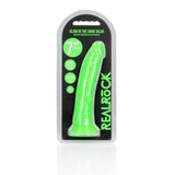 REALROCK 18 cm Slim Glow in the Dark Neon - Green - DONGS - Naughty by Nature Adult Store