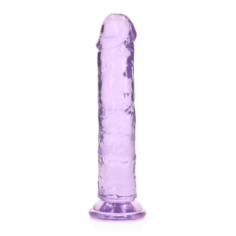 REALROCK 18 cm Straight Dildo - Purple 18 cm (7'') Dong - DONGS - Naughty by Nature Adult Store