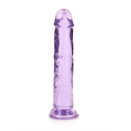 REALROCK 18 cm Straight Dildo - Purple 18 cm (7'') Dong - DONGS - Naughty by Nature Adult Store