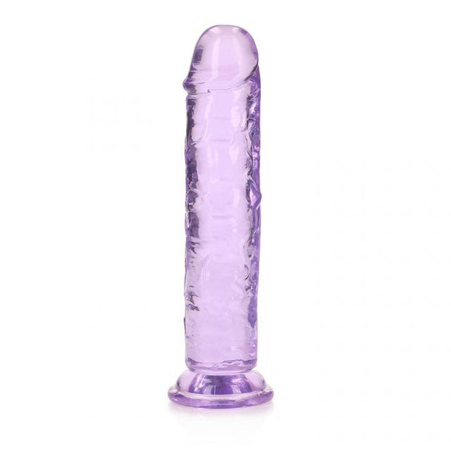 REALROCK 18 cm Straight Dildo - Purple 18 cm (7'') Dong - DONGS - Naughty by Nature Adult Store