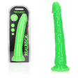 RealRock 29 Cm Slim Glow In The Dark Neon Green Dong - DONGS