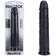 RealRock 38cm Extra Long Dildo Black 15 Inch Realistic Sex Toy - DONGS