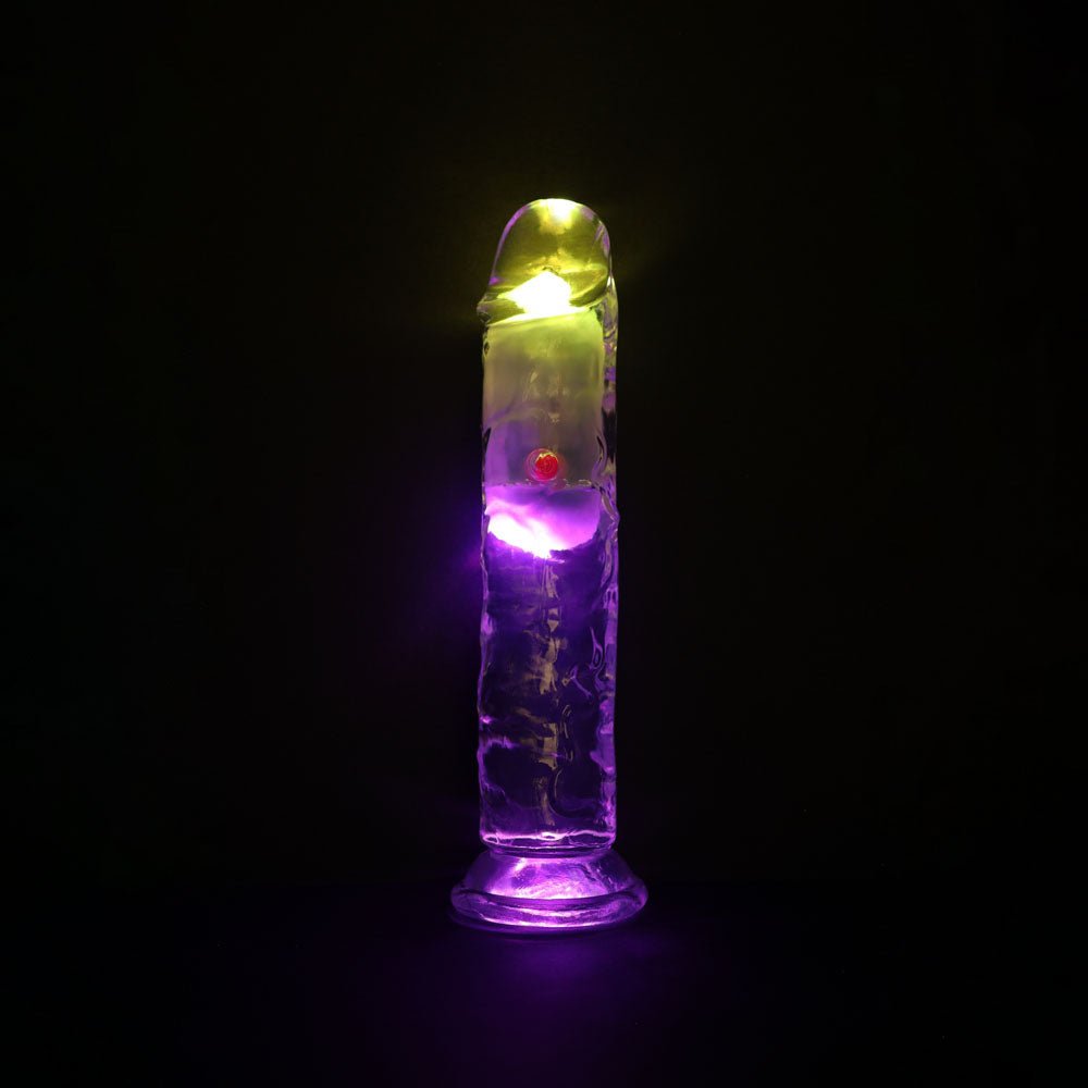 REALROCK 7'' No Balls Wireless Rechargeable LED Vibrating Dong - DONGS - Naughty by Nature Adult Store