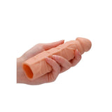REALROCK 7'' Penis Extender Sleeve – Realistic Flesh TPE Extension - SLEEVES