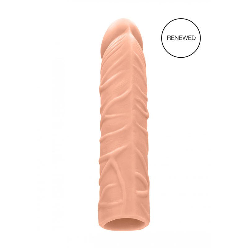REALROCK 7'' Penis Extender Sleeve – Realistic Flesh TPE Extension - SLEEVES