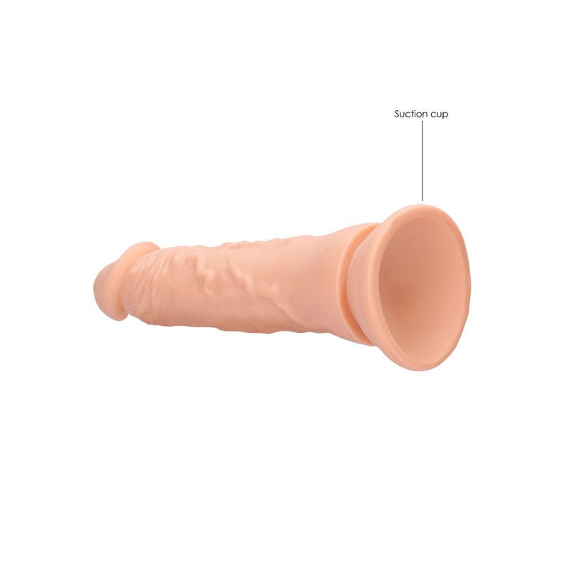 REALROCK 7" Realistic Dildo – Flesh TPE Suction Cup Dong by Shots Toys - DONGS