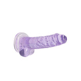 REALROCK 7'' Realistic Dildo With Balls - Purple - DONGS