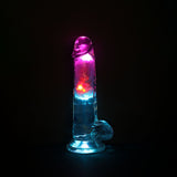 REALROCK 7'' with Balls Wireless Rechargeable LED Vibrating Dong - DONGS - Naughty by Nature Adult Store