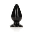 REALROCK 9 cm Anal Plug - Black - Black 9 cm (3.5'') Butt Plug - Anal Toys