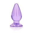 REALROCK 9 cm Anal Plug - Purple - ANAL TOYS