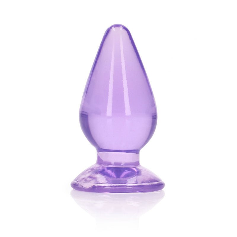 REALROCK 9 cm Anal Plug - Purple - ANAL TOYS