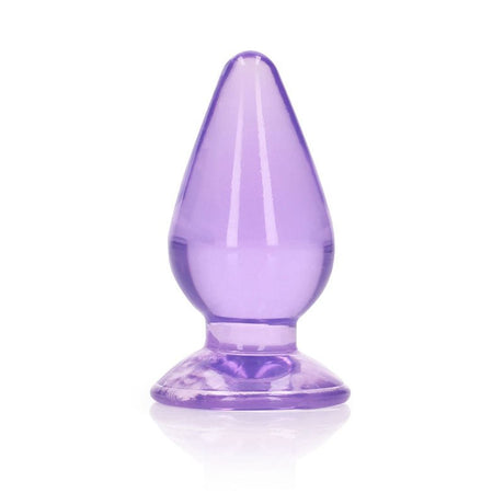 REALROCK 9 cm Anal Plug - Purple - ANAL TOYS