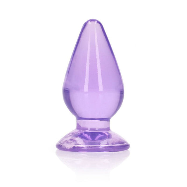 REALROCK 9 cm Anal Plug - Purple - ANAL TOYS