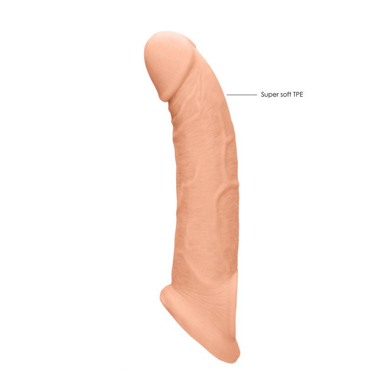 REALROCK 9'' Realistic Penis Extender with Rings - SLEEVES