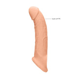 REALROCK 9'' Realistic Penis Extender with Rings - SLEEVES