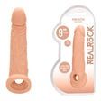 REALROCK 9'' Realistic Penis Extender with Rings - SLEEVES