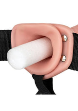 REALROCK Hollow Strap - on - Flesh 20.5 cm - STRAP - ONS