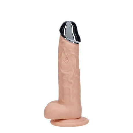 RealRock Metal Head 6 Inch Dildo With Wireless Remote - DONGS