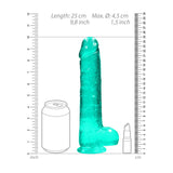 REALROCK Realistic Dildo With Balls 9IN - Naughty by Nature Adult Store