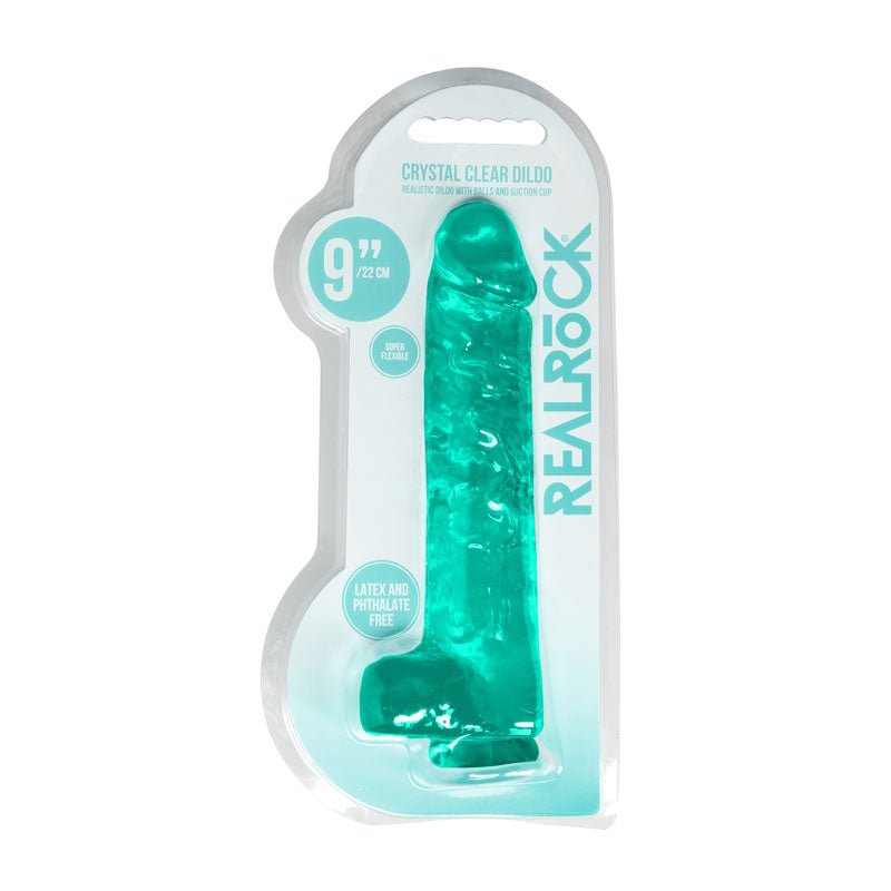 REALROCK Realistic Dildo With Balls 9IN - Naughty by Nature Adult Store
