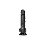 REALROCK Realistic Regular Curved Dong with Balls - 20.5 cm - Naughty by Nature Adult Store
