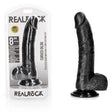 REALROCK Realistic Regular Curved Dong with Balls - 20.5 cm - Naughty by Nature Adult Store
