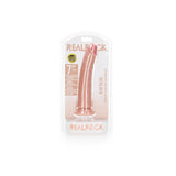 REALROCK Realistic Slim Dildo with Suction Cup - (8'') - DONGS
