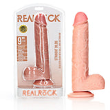 REALROCK Straight Realistic Dildo with Balls - 23 cm - DONGS