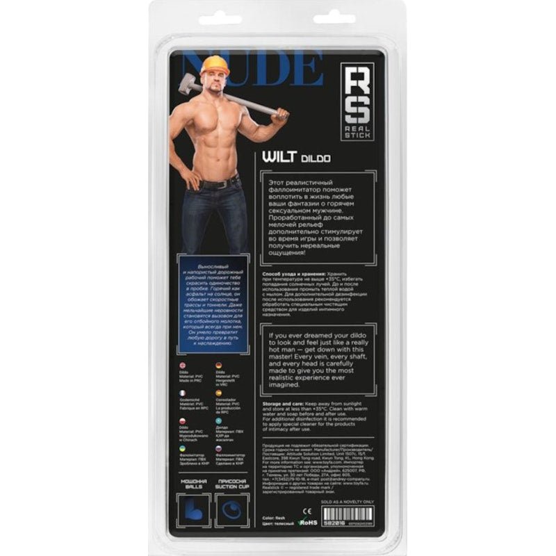 RealStick Nude Dildo Wilt - Adult Toys