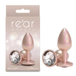 Rear Assets Iridescent - Champagne 7.1 cm Small Butt Plug - ANAL TOYS