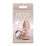 Rear Assets Iridescent - Champagne 7.1 cm Small Butt Plug - ANAL TOYS