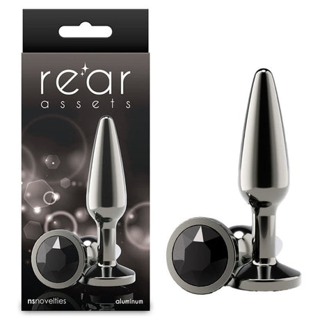 Rear Assets Tapered - Medium - Gunmetal - ANAL TOYS