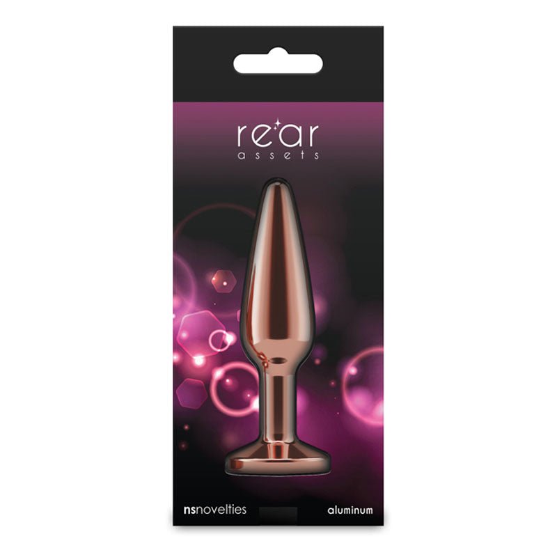 Rear Assets Tapered - Medium - Rose Gold - ANAL TOYS