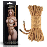 Rebellion Reign Bondage Rope - Natural - 10 metre length - BONDAGE - TOYS