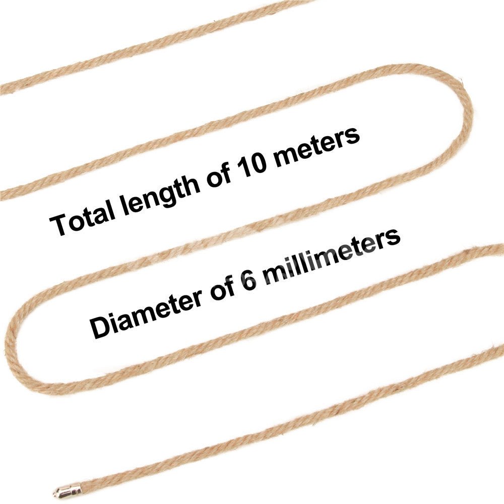 Rebellion Reign Hemp Bondage Rope - Rustic 10 metre length - BONDAGE - TOYS