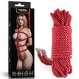 Rebellion Reign Silky Bondage Rope - Red 10 metre length - BONDAGE - TOYS