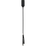 Rectangle Crop Whip Black - Adult Toys