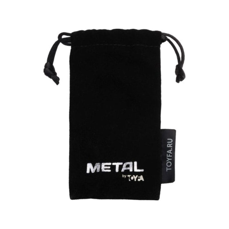 Red Metal Anal Plug w Red Crystal Small - Adult Toys