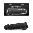 Renegade Annex - Thick Black 18.6 cm Penis Extender Sleeve - SLEEVES - Naughty by Nature Adult Store