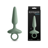 Renegade Maverick - Sage - Green 15 cm USB Rechargeable Vibrating Butt Plug - ANAL TOYS