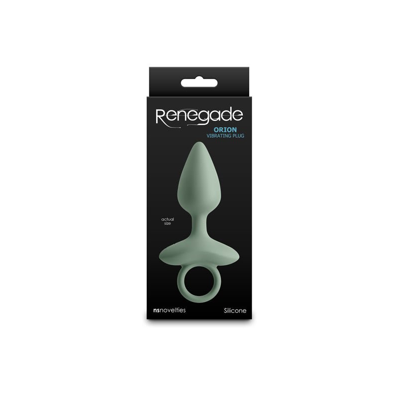 Renegade Orion - Sage - Green Vibrating Butt Plug - Naughty by Nature Adult Store