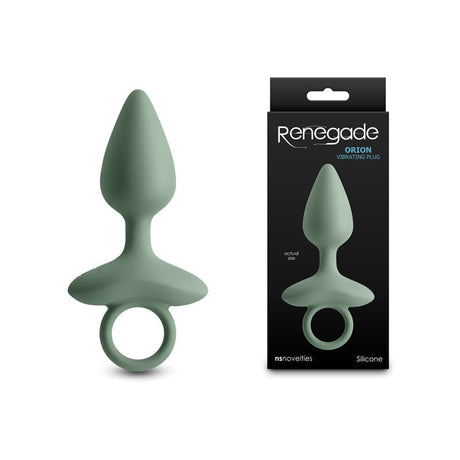 Renegade Orion - Sage - Green Vibrating Butt Plug - Naughty by Nature Adult Store