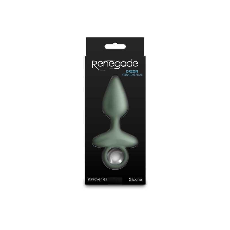 Renegade Orion - Sage - Green Vibrating Butt Plug - Naughty by Nature Adult Store