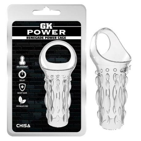 Renegade Power Cage Clear - Naughty by Nature Adult Store