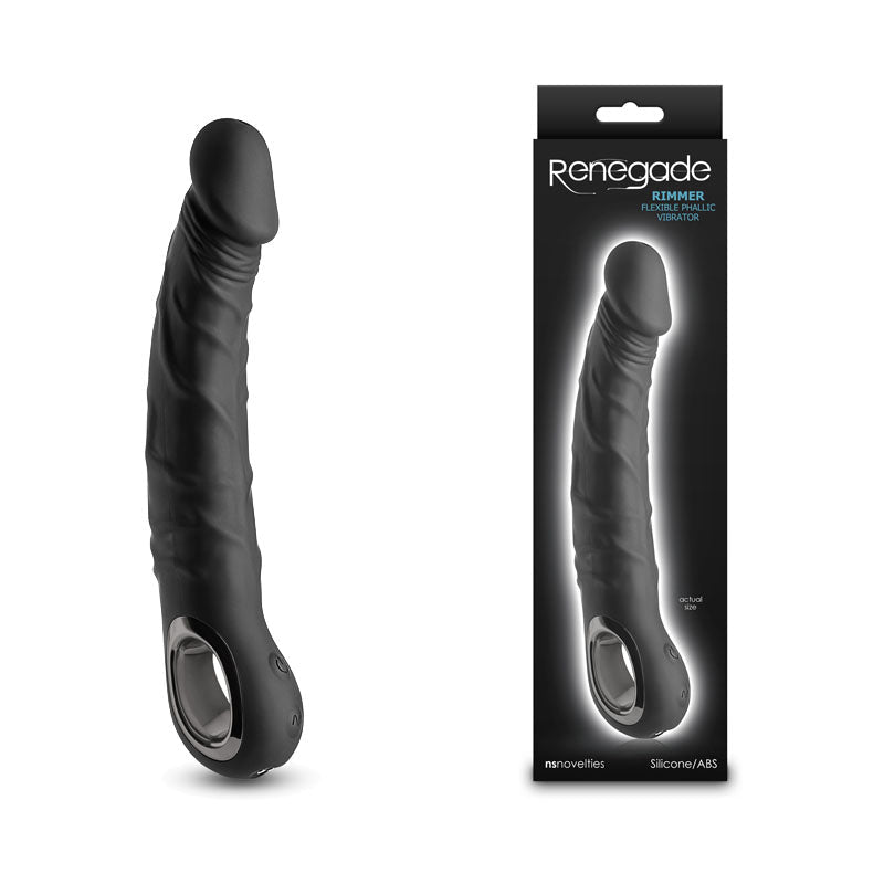 Renegade Rimmer - Black Rechargeable Vibrator - VIBRATORS