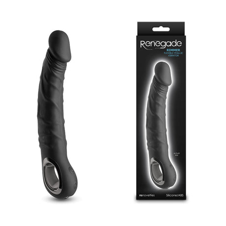 Renegade Rimmer - Black Rechargeable Vibrator - VIBRATORS