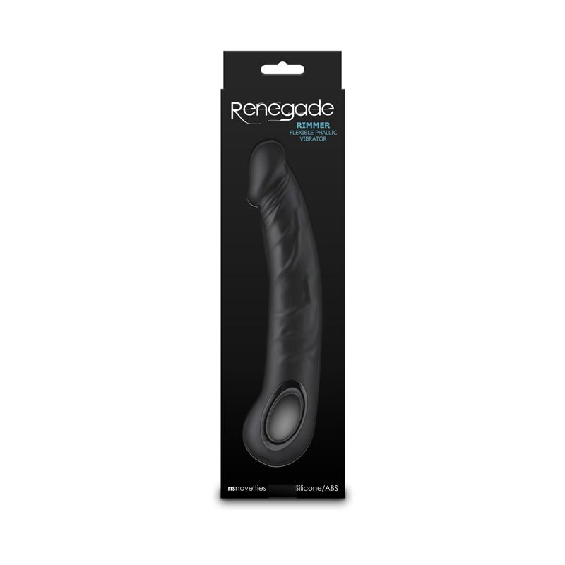 Renegade Rimmer - Black Rechargeable Vibrator - VIBRATORS