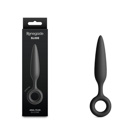 Renegade Slide Black Anal Plug 12.7 cm Premium Pleasure Accessory - ANAL TOYS